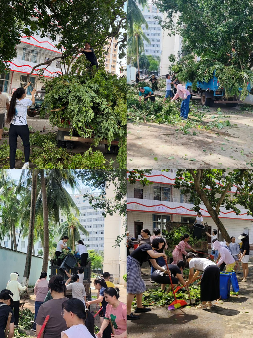 漫画18
教职工返校清理校园 做好灾后恢复工作